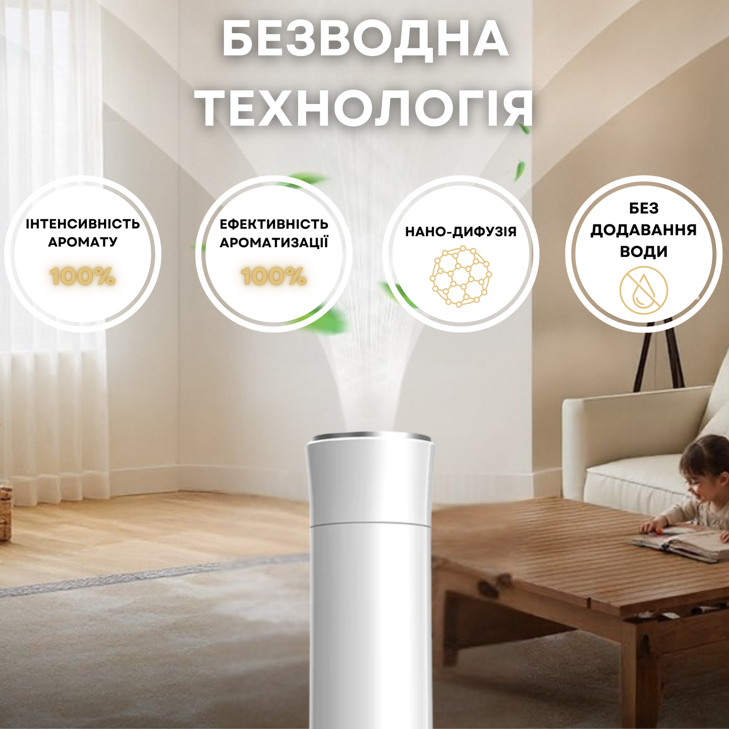 Дифузер "INCANTO-123" Manual, белый