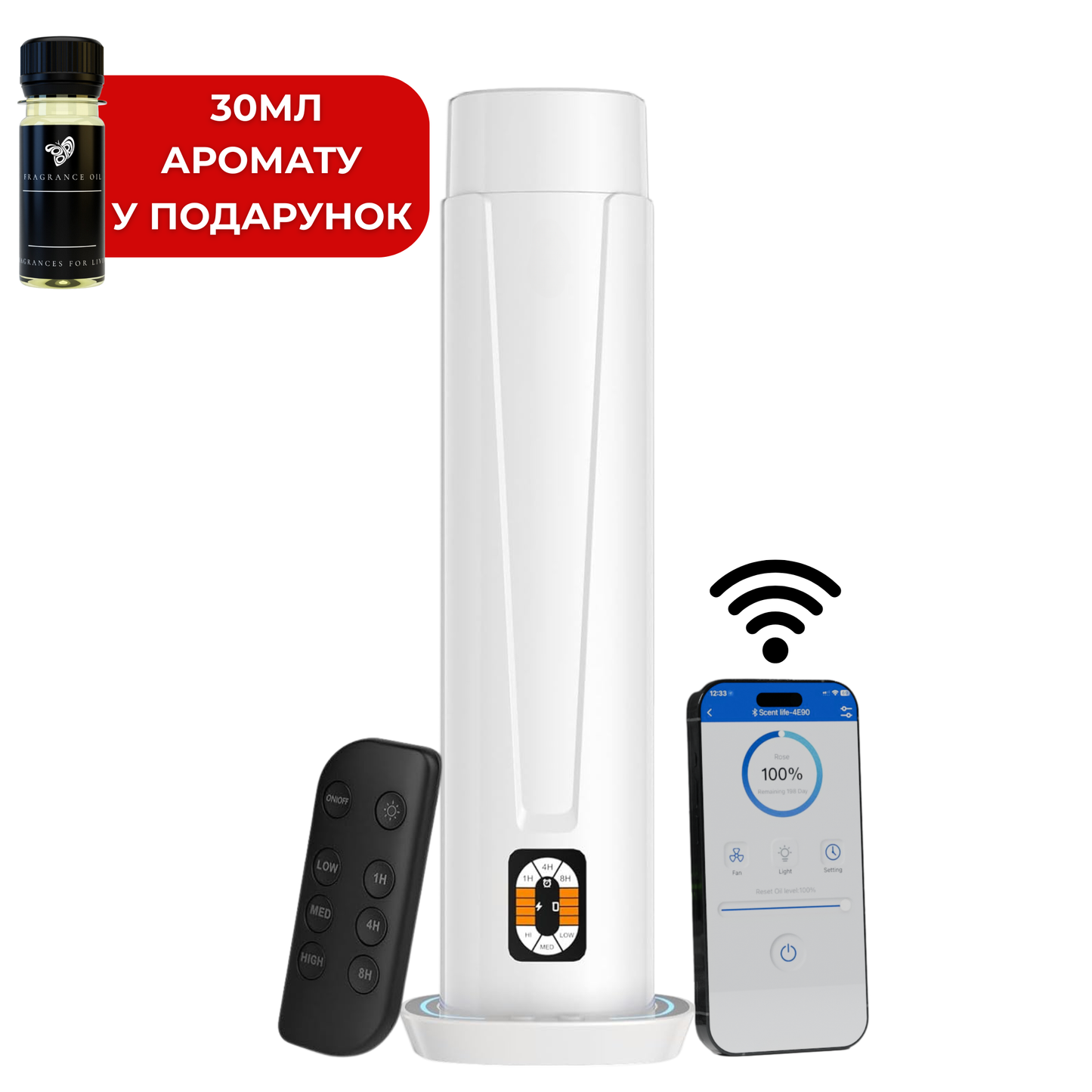 Дифузор "INCANTO-125" WiFi/Bluetooth