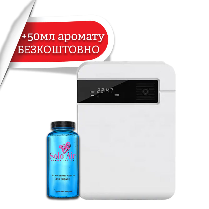 Дифузор для автоматичного розпилення аромату SOLO OS-500 WIFI білий
