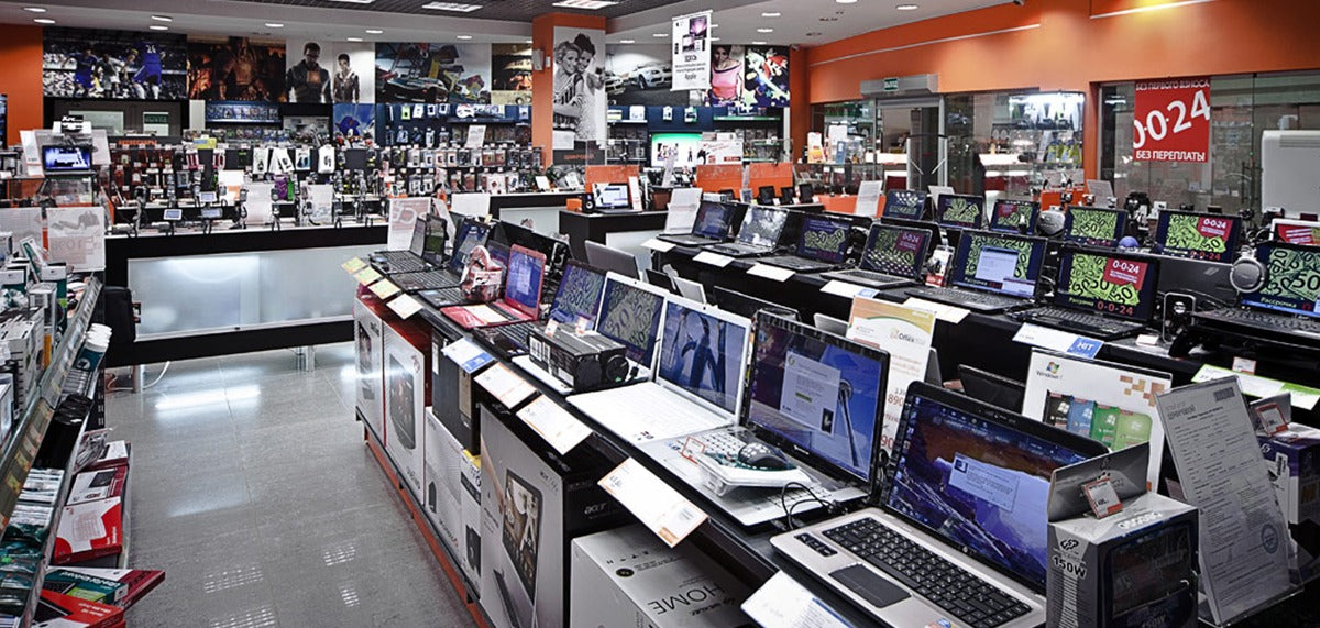 Ароматизація комп'ютерних магазинів, музичних магазинів, салонів мобільного зв'язку, гіпермаркетів електроніки