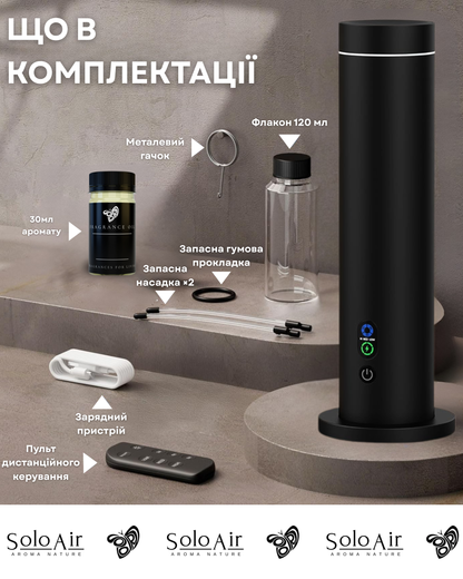 Дифузор "INCANTO-124" WiFi/Bluetooth, чорний з АКБ