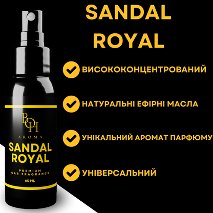 Аромат-спрей для автомобиля "SANDAL ROYAL", 60 мл