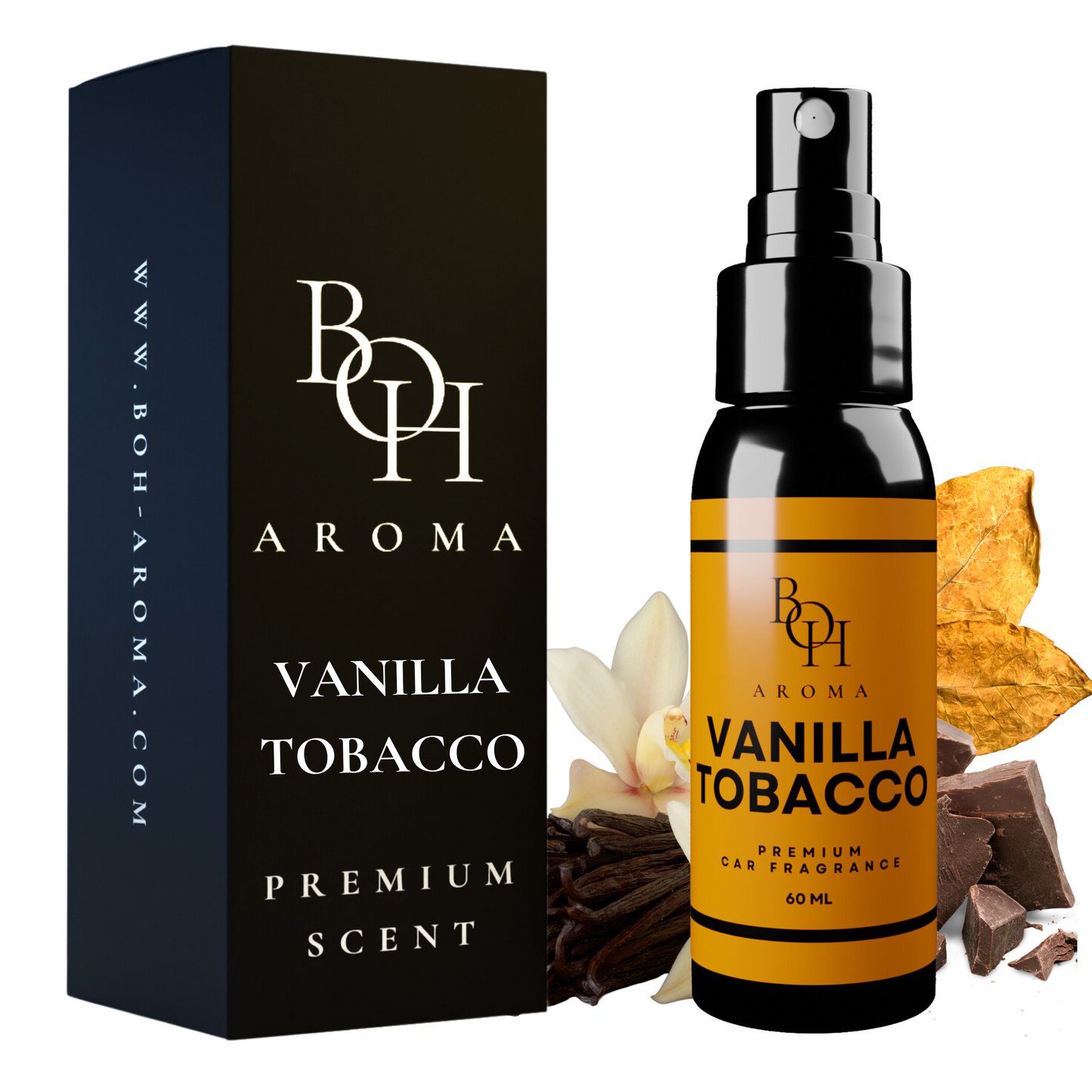 Аромат-спрей для автомобиля "VANILLA TOBACCO", 60 мл