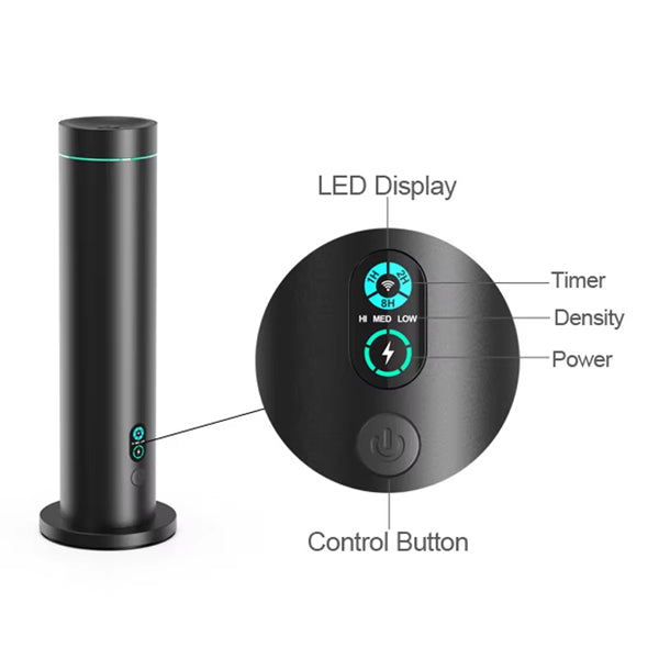 Дифузор "INCANTO-124" WiFi/Bluetooth, срібло з АКБ